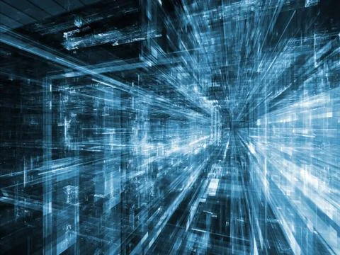 Numeric City Stock Illustration