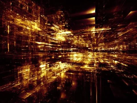 Numeric City Stock Illustration