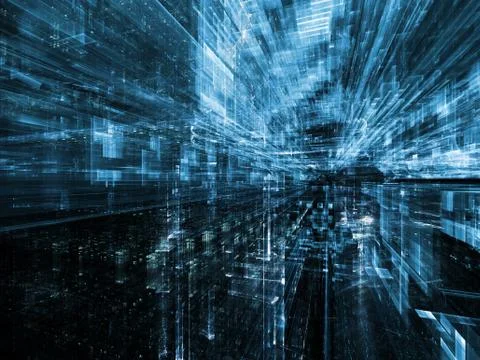 Numeric City 库存插图