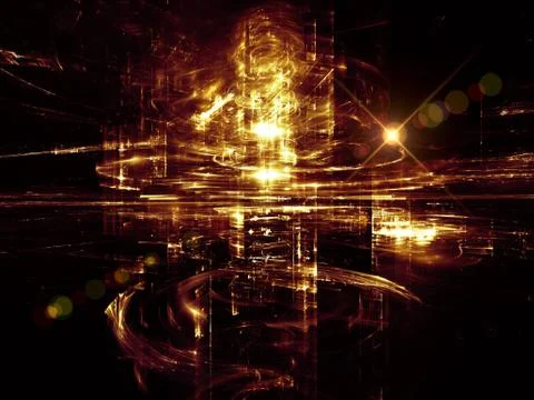 Numeric City Stock Illustration