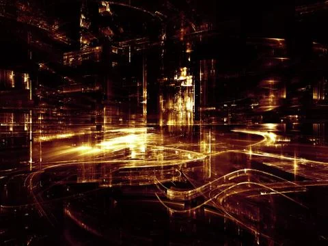 Numeric City Stock Illustration