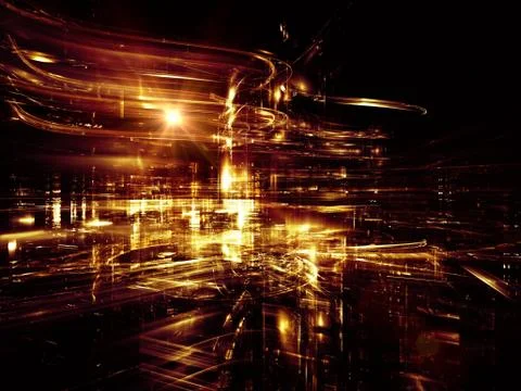 Numeric City Stock Illustration