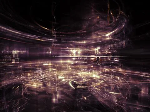 Numeric City Stock Illustration