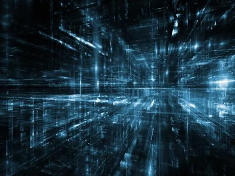 Numeric City Stock Illustration