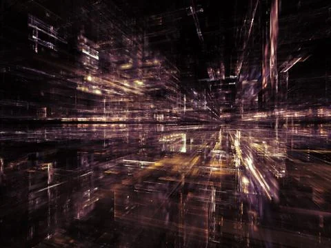 Numeric City Stock Illustration