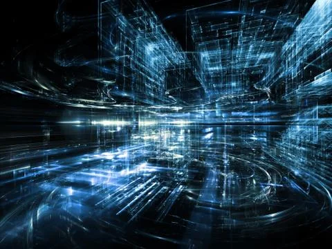 Numeric City 库存插图