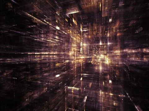 Numeric City Stock Illustration