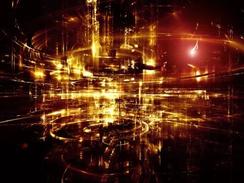 Numeric City Stock Illustration