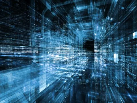 Numeric City Stock Illustration