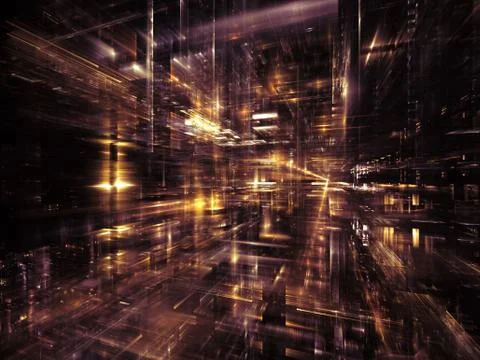 Numeric City Stock Illustration