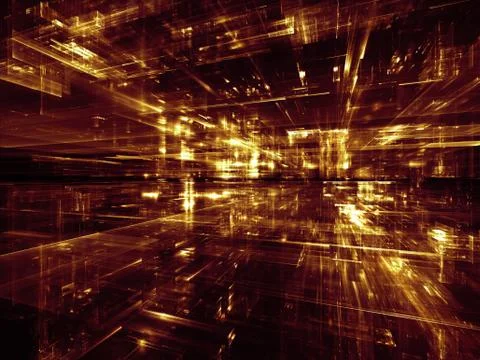 Numeric City Stock Illustration