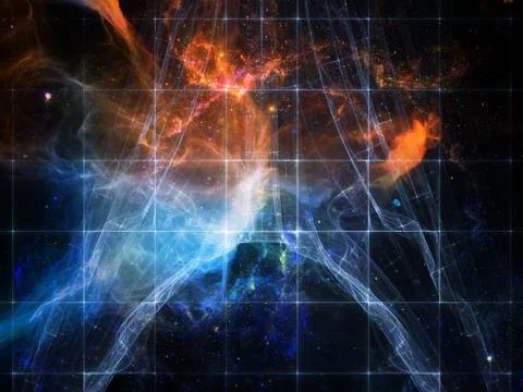 Numeric Cosmos Stock Illustration