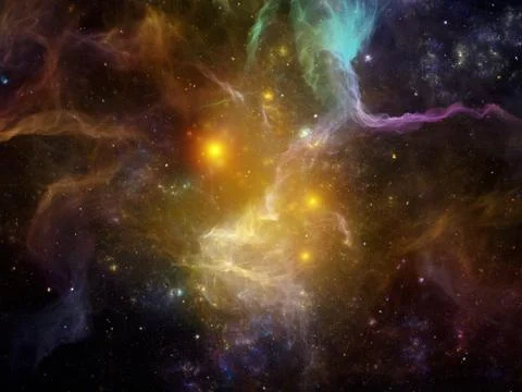Numeric Cosmos Stock Illustration