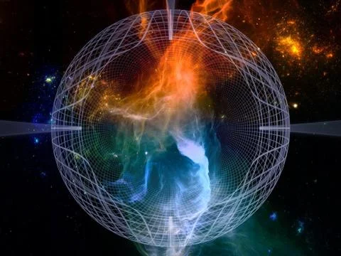 Numeric Cosmos Stock Illustration