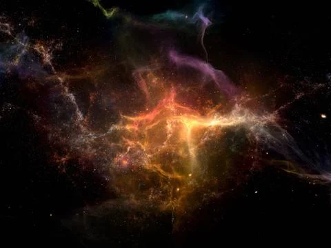 Numeric Cosmos Stock Illustration