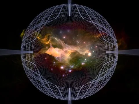 Numeric Cosmos Stock Illustration