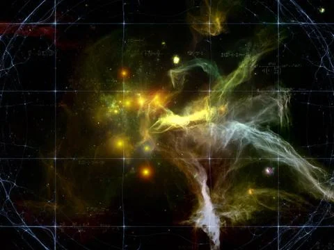 Numeric Cosmos Stock Illustration