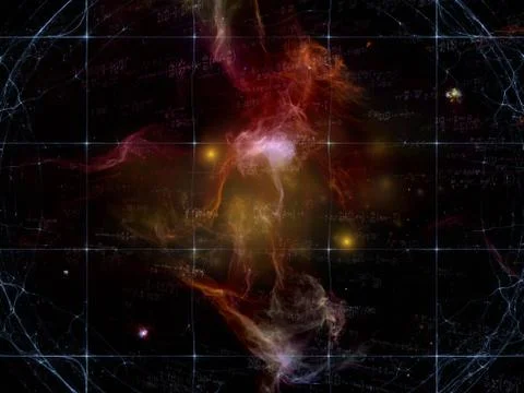 Numeric Cosmos Stock Illustration