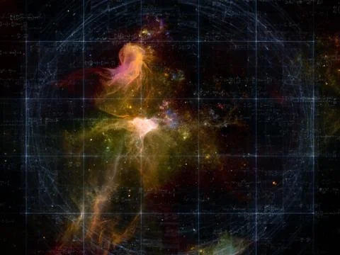 Numeric Cosmos Stock Illustration