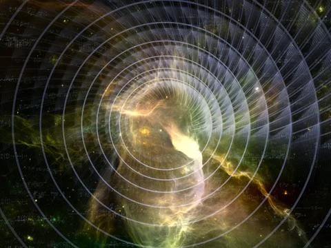 Numeric Cosmos Stock Illustration