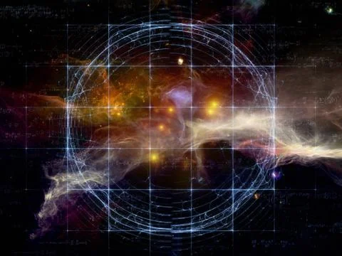 Numeric Cosmos Stock Illustration