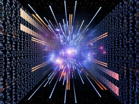 Numeric CPU Stock Illustration