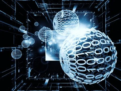 Numeric CPU Illustrazione stock