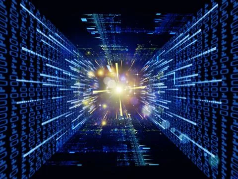 Numeric CPU Stock Illustration