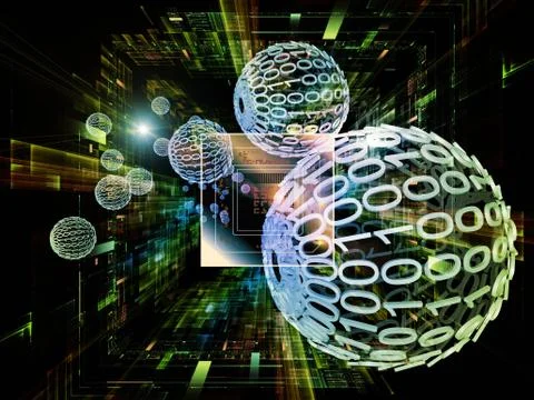 Numeric CPU Stock Illustration