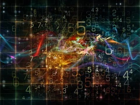 Numeric Digital Grid 库存插图