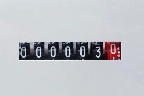 The numeric display 库存照片