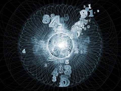 Numeric Geometry Stock Illustration