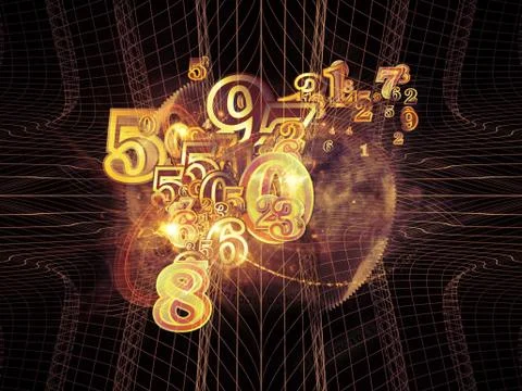 Numeric Geometry Stock Illustration