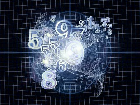 Numeric Geometry Stock Illustration