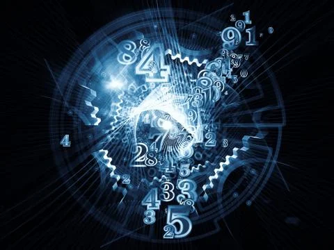 Numeric Geometry Stock Illustration