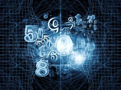 Numeric Geometry イラスト素材
