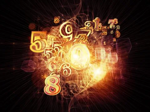 Numeric Geometry Stock Illustration