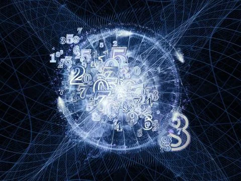 Numeric Geometry Stock Illustration