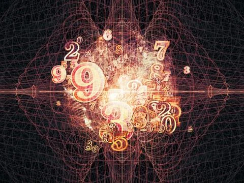 Numeric Geometry Stock Illustration