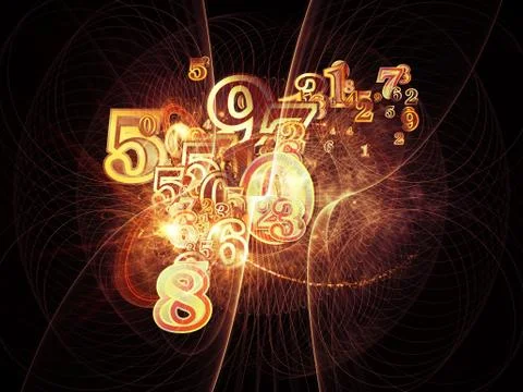 Numeric Geometry Stock Illustration