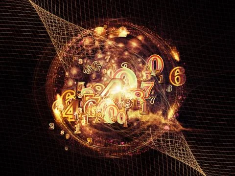 Numeric Geometry Stock Illustration