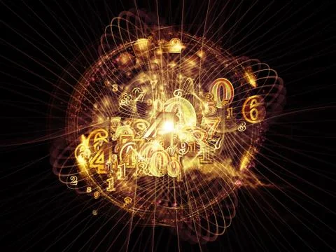 Numeric Geometry Stock Illustration