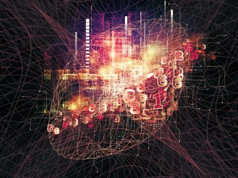 Numeric Geometry Stock Illustration