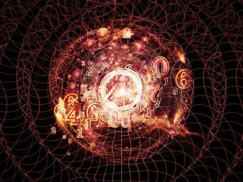 Numeric Geometry Stock Illustration