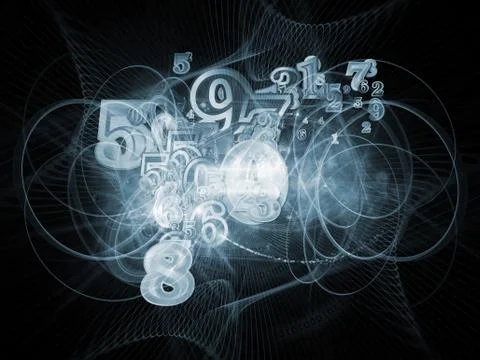 Numeric Geometry Stock Illustration