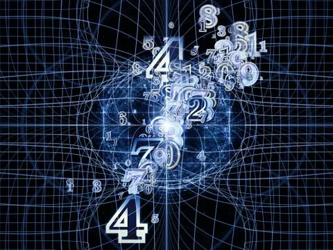 Numeric Geometry Stock Illustration