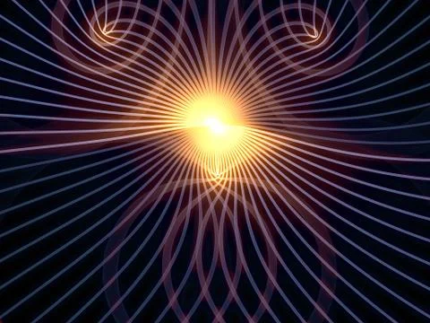 Numeric Grid Lines 库存插图