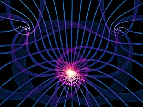 Numeric Grid Lines 库存插图