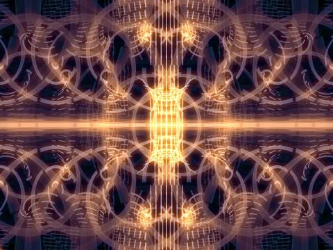 Numeric Grid Lines Stock Illustration