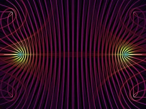 Numeric Grid Lines 库存插图